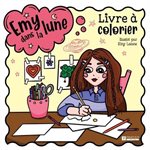 Emy Dans La Lune Livre A Colorier