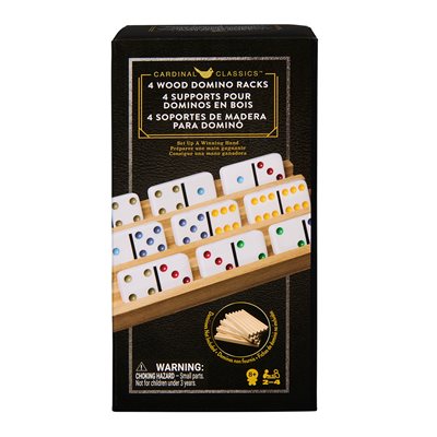 Jeu Classique 4 Support Pour Dominos En Bois