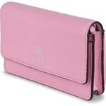 Crossbody Wallet On A Chain Whisper Pink Pebble W / 2 Snaps