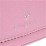 Crossbody Wallet On A Chain Whisper Pink Pebble W / 2 Snaps