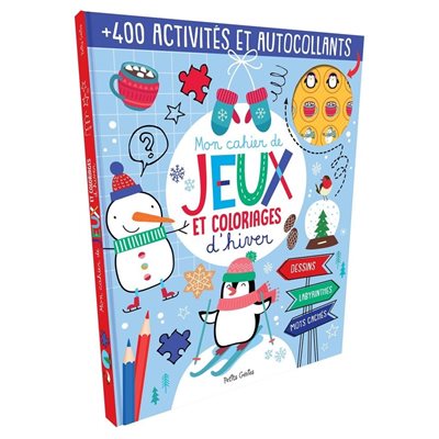 Mon Cahier De Jeux Et Coloriages D'hiver (Petits Genies)
