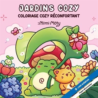 Jardins Cozy, Coloriages Cozy Reconfortant