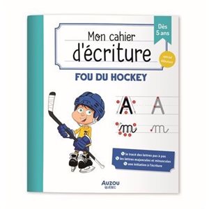 Mon Cahier D'ecriture Fou Du Hockey